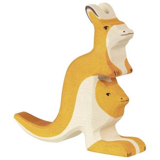 Holztiger Kangaroo with Young